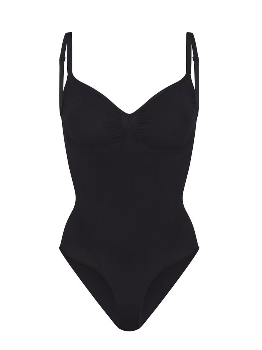 71.) NWOT / SKIMS / Black Sculpting Full Bottom Bodysuit